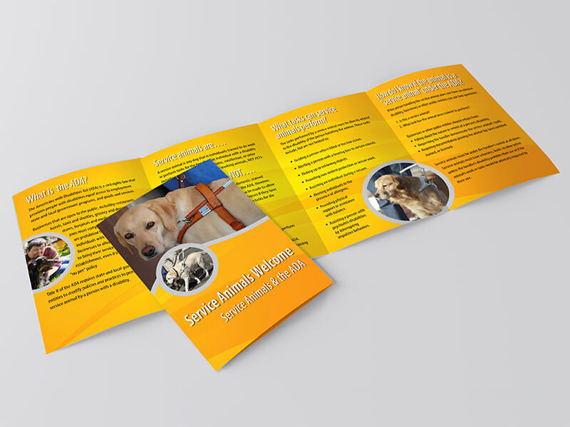 Pacific ADA Service Animal Brochure