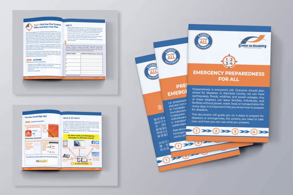 AC Emergency Plan Booklet in 3 languages